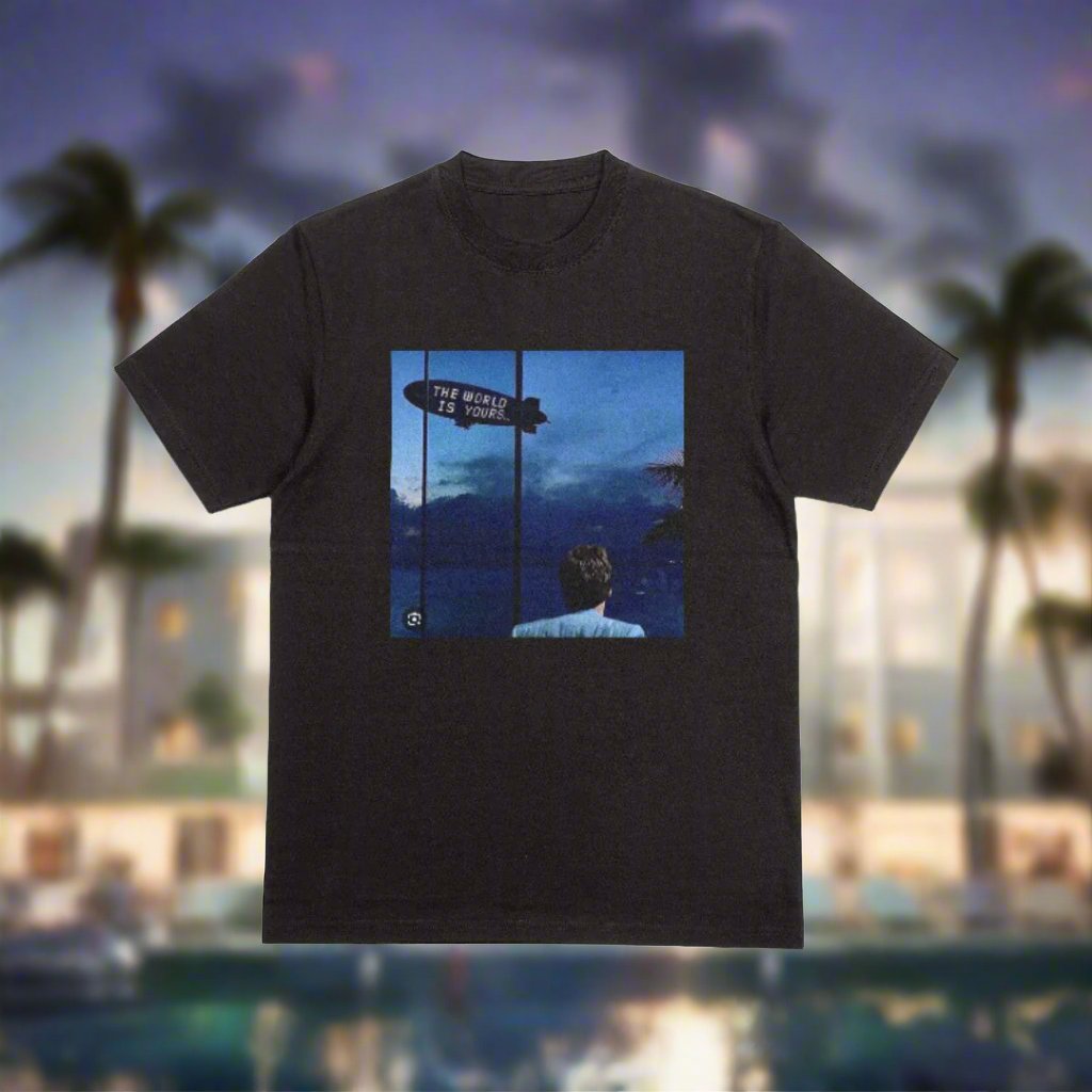 Scarface "The World Is Yours" Black T-shirt